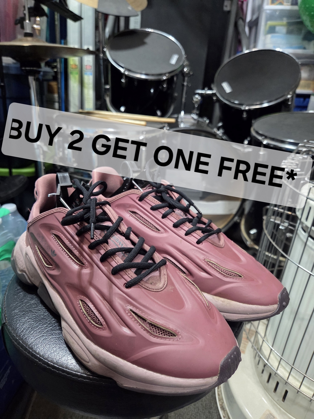 BUY 2 GET ONE FREE* Adidqs Ozweego Celox Burgundy Future Sneakers Size 9.5m/11w